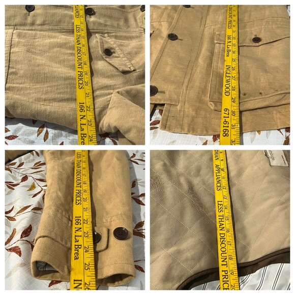 Banana Republic Heritage Men's Large Field Chore Coat Vintage Removable Liner - Picture 10 of 16